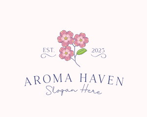 Nature Flower Aroma logo design