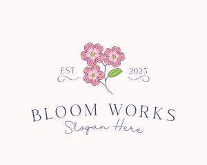 Nature Flower Aroma logo design