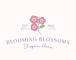 Nature Flower Aroma logo design