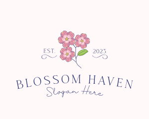 Nature Flower Aroma logo design