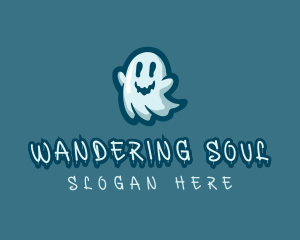 Ghost Spooky Cartoon logo design