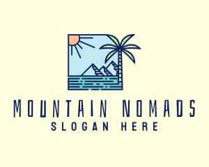 Tropical Mountain Resort logo design