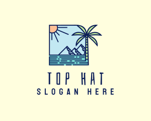 Tropical Mountain Resort logo design