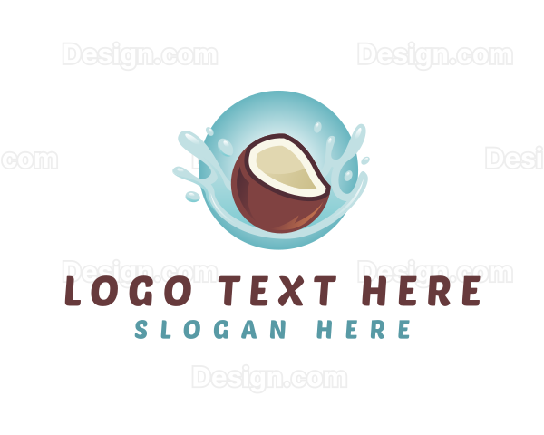 Coconut Fresh Splash Logo