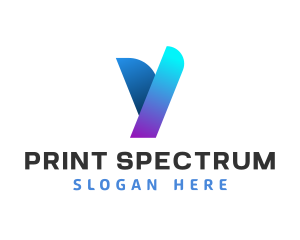 Modern Digital Letter Y logo design