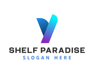 Modern Digital Letter Y logo design