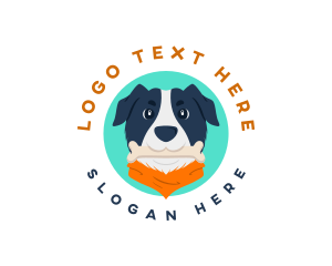 Cute Dog Bandana logo