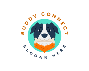 Cute Dog Bandana Logo