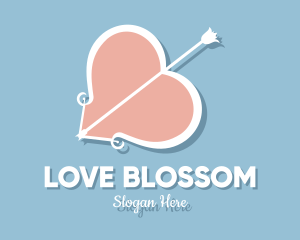 Heart Bow Valentines logo