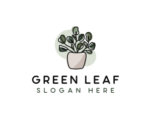 Leaf Plant Garden logo design