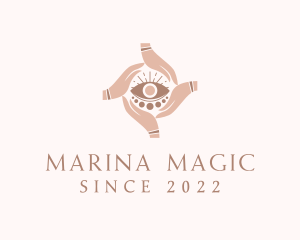 Mystical Eye Fortune Teller logo design