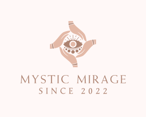 Mystical Eye Fortune Teller logo design