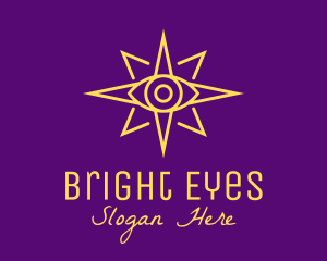 Yellow Mystic Eye Star logo