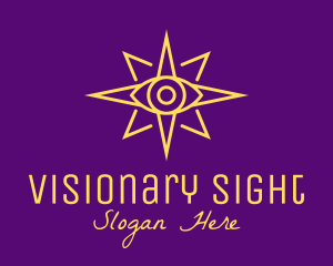 Yellow Mystic Eye Star logo