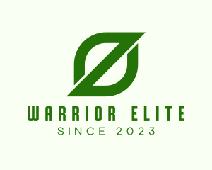 Green Letter Z Leaf logo