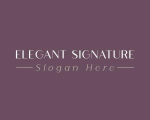 Elegant Luxury Business logo design