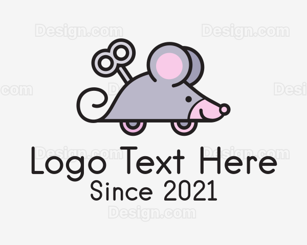 Mechanical Mouse Toy Logo