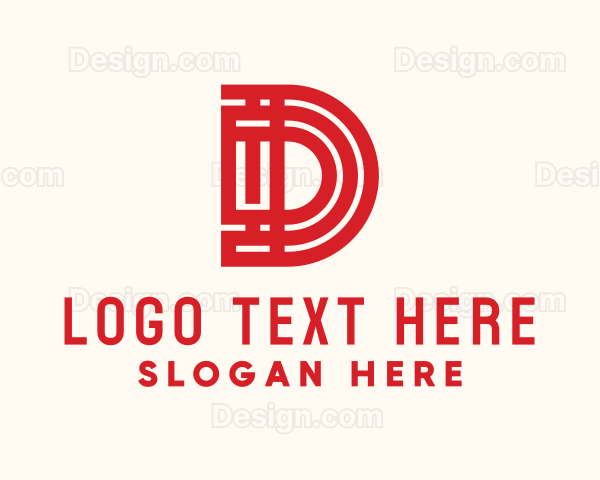 Generic Business Letter D Logo