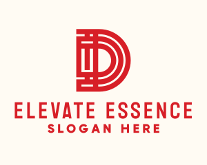Oriental Hotel Letter D logo