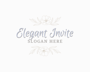 Premium Elegant Script logo