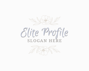 Premium Elegant Script logo design