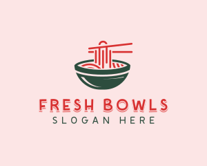 Asian Noodles Dining logo design