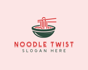 Asian Noodles Dining logo design