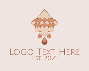 Boho Pattern Candle  logo