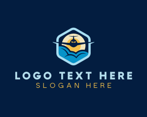 Airplane Travel Vacation Logo