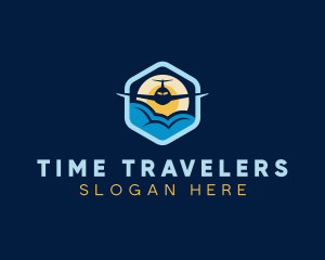 Airplane Travel Vacation logo design