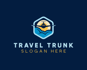 Airplane Travel Vacation logo design