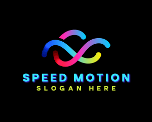 AI Motion Swoosh logo design