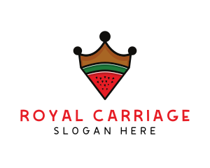 Royal Watermelon Crown logo design