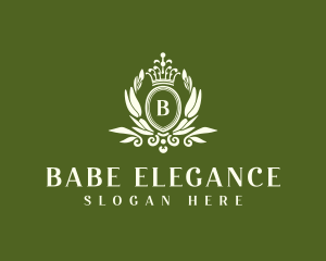 Elegant Regal Wreath logo design