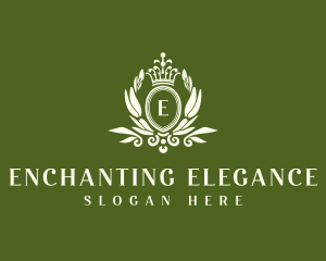 Elegant Regal Wreath logo design