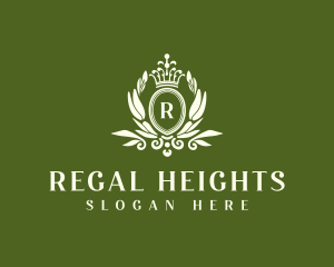 Elegant Regal Wreath logo design