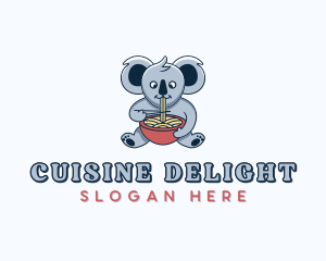 Koala Noodle Bowl  logo design