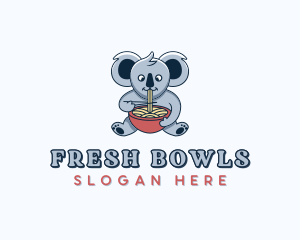 Koala Noodle Bowl  logo design