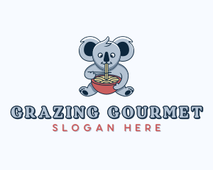 Koala Noodle Bowl  logo design