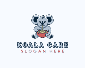 Koala Noodle Bowl  logo design