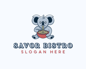 Koala Noodle Bowl  logo design