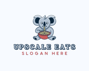 Koala Noodle Bowl  logo design