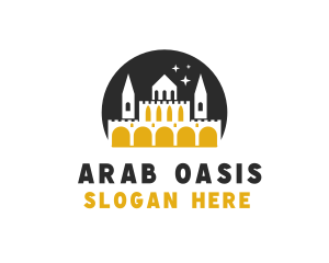 Arabian Nights Castle logo design