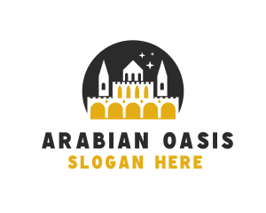 Arabian Nights Castle logo design