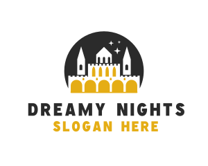 Arabian Nights Castle logo design