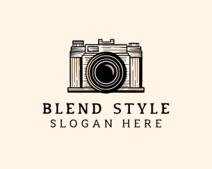 Retro Camera Photography logo design