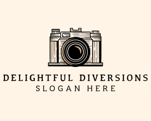 Retro Camera Photography logo design