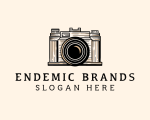 Retro Camera Photography logo design