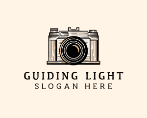 Retro Camera Photography logo design