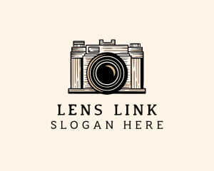 Retro Camera Photography logo design